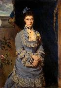 Heinrich von Angeli Portrait of Grand Duchess Maria Fiodorovna china oil painting artist
